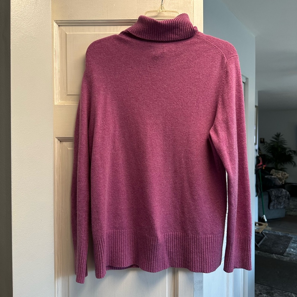 Plum Turtleneck Sweater - Picture 3 of 5